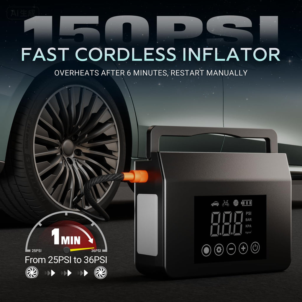 Portable Jump Starter with Air Compressor K4367