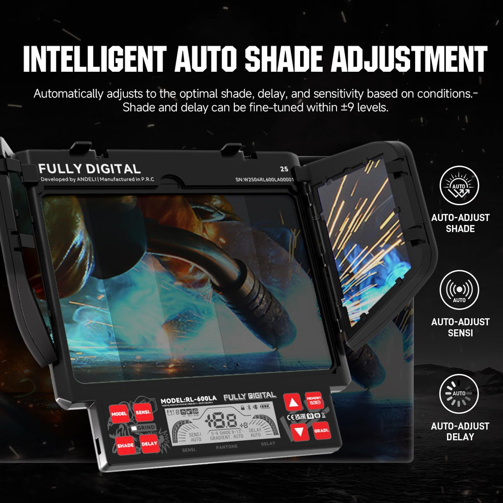Intelligent Auto-Shade Welding Helmet L1781