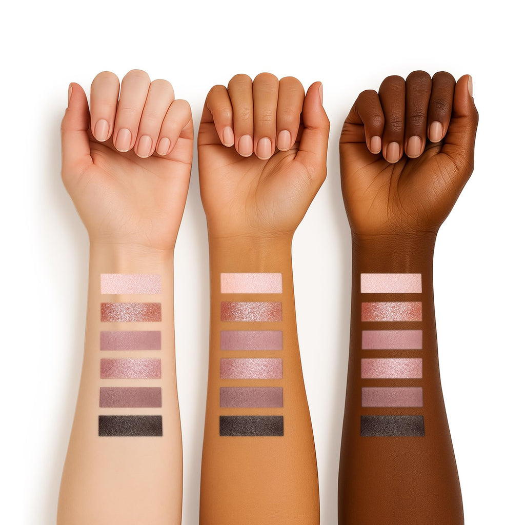 Neutral Nude Matte & Shimmer 6 Colors Mini Eyeshadow Palette V236