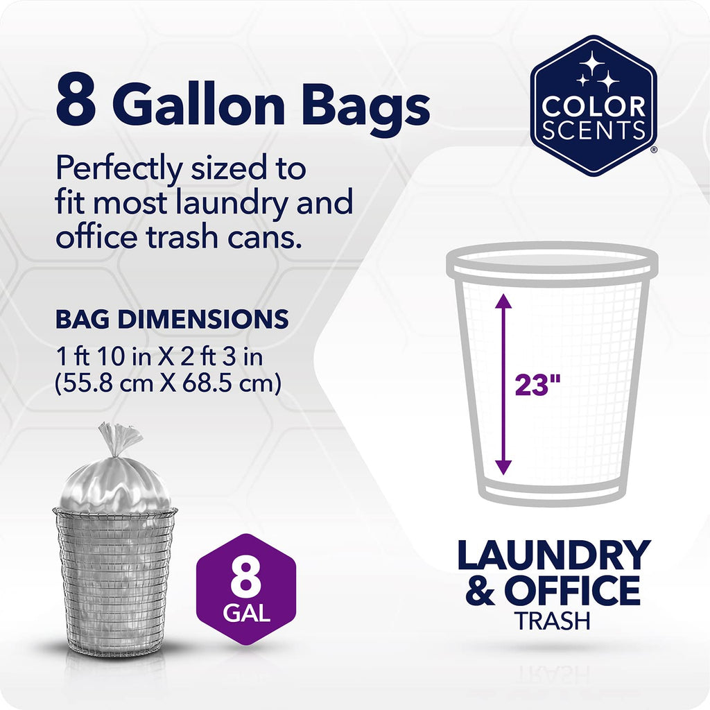 8 Gallon Twist Tie Trash Bags 40 Count F67165