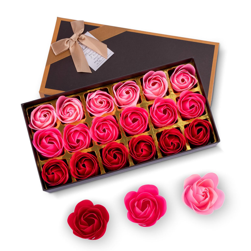 Pink Soap Flower Gift Set S9616