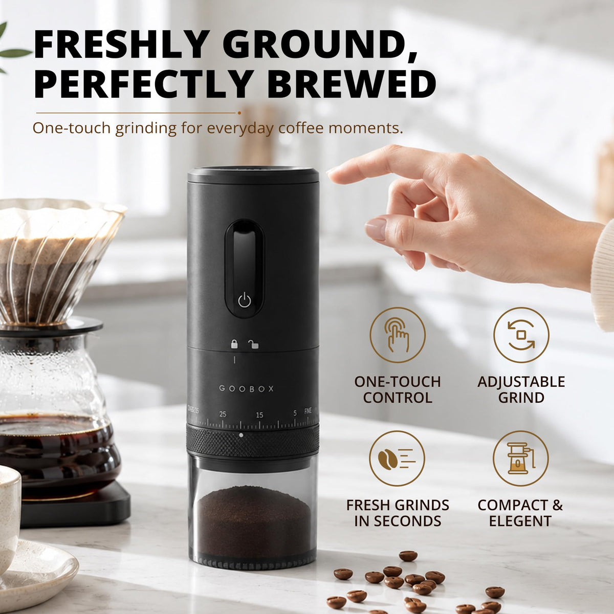 Electric Coffee Grinder D7374
