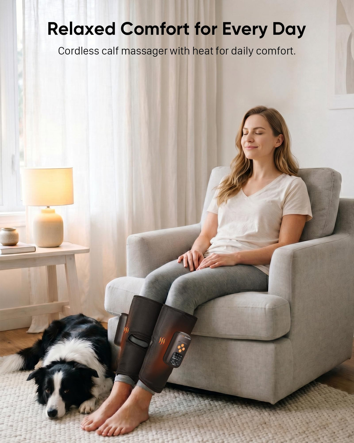 Cordless Air Compression Calf Massager D75082