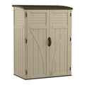 Water Resistant Resin Vertical Outdoor Storage Shed 54 cu. ft. R815