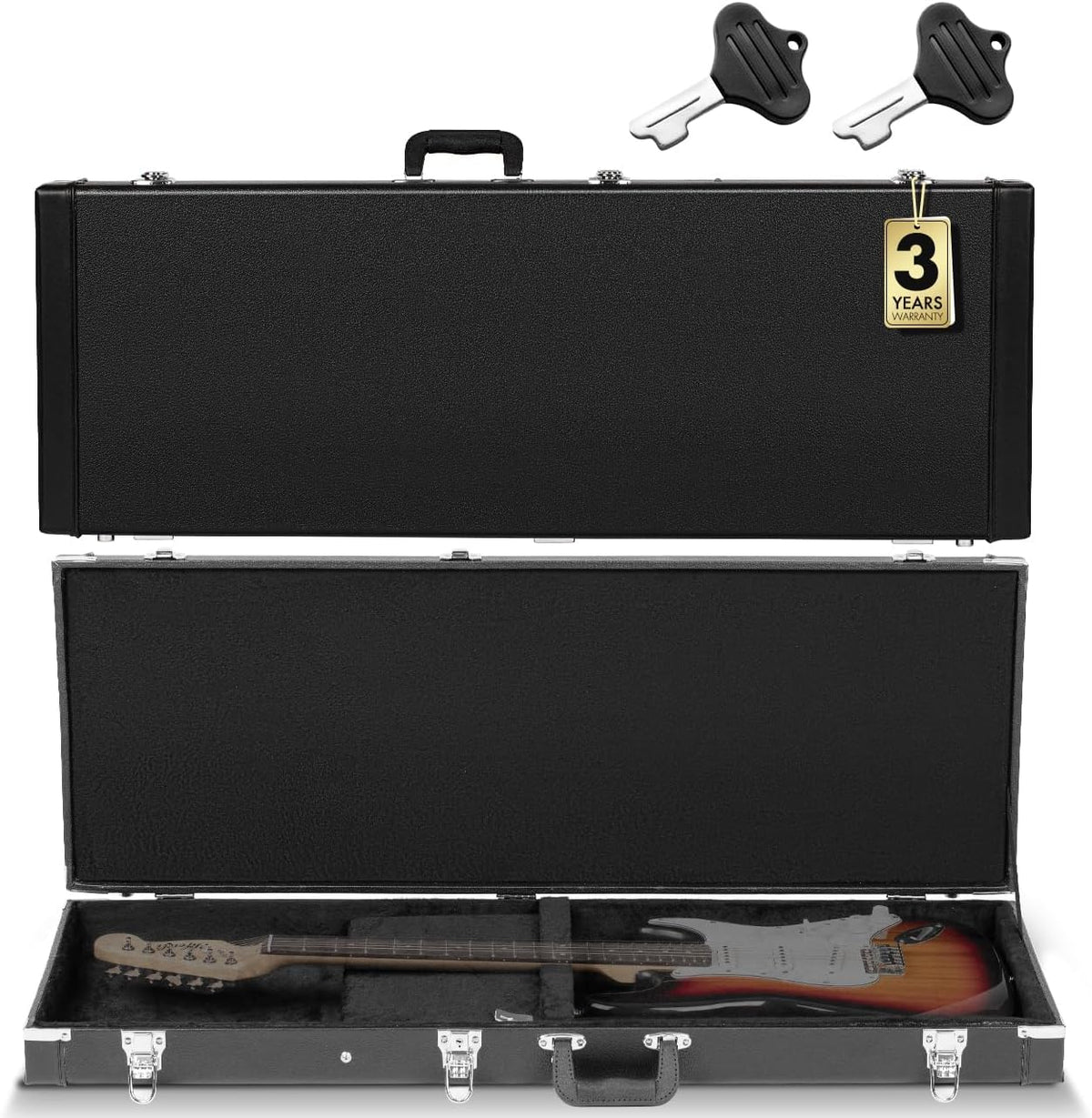 Electric Guitar Case Hard Shell Lockable E16162