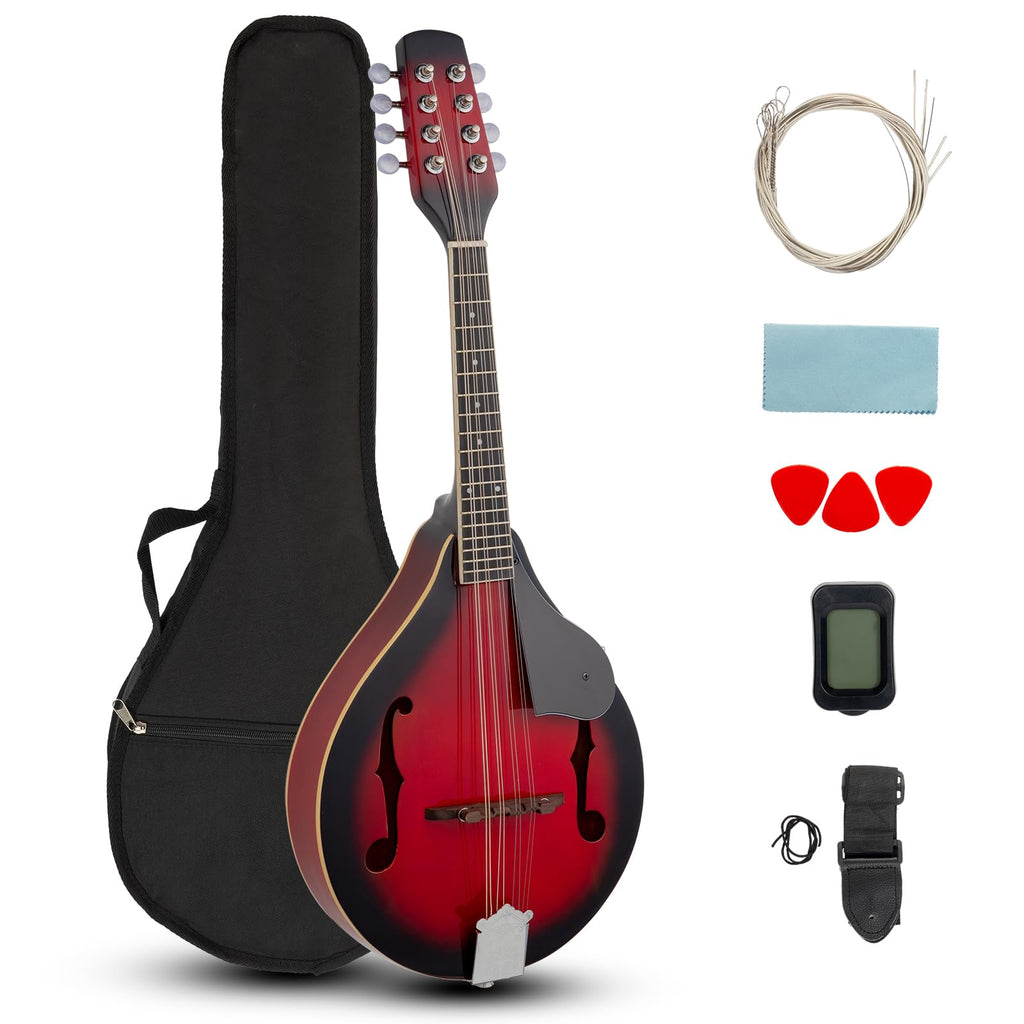 8 Strings Acoustic Mahogany Wood Mandolin D4140