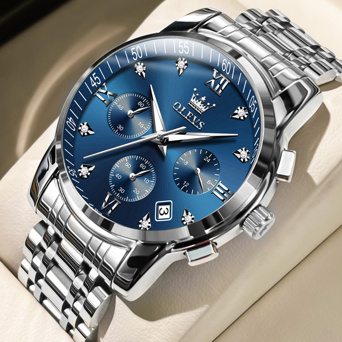 Men Stainless Steel Analog Watch K89682