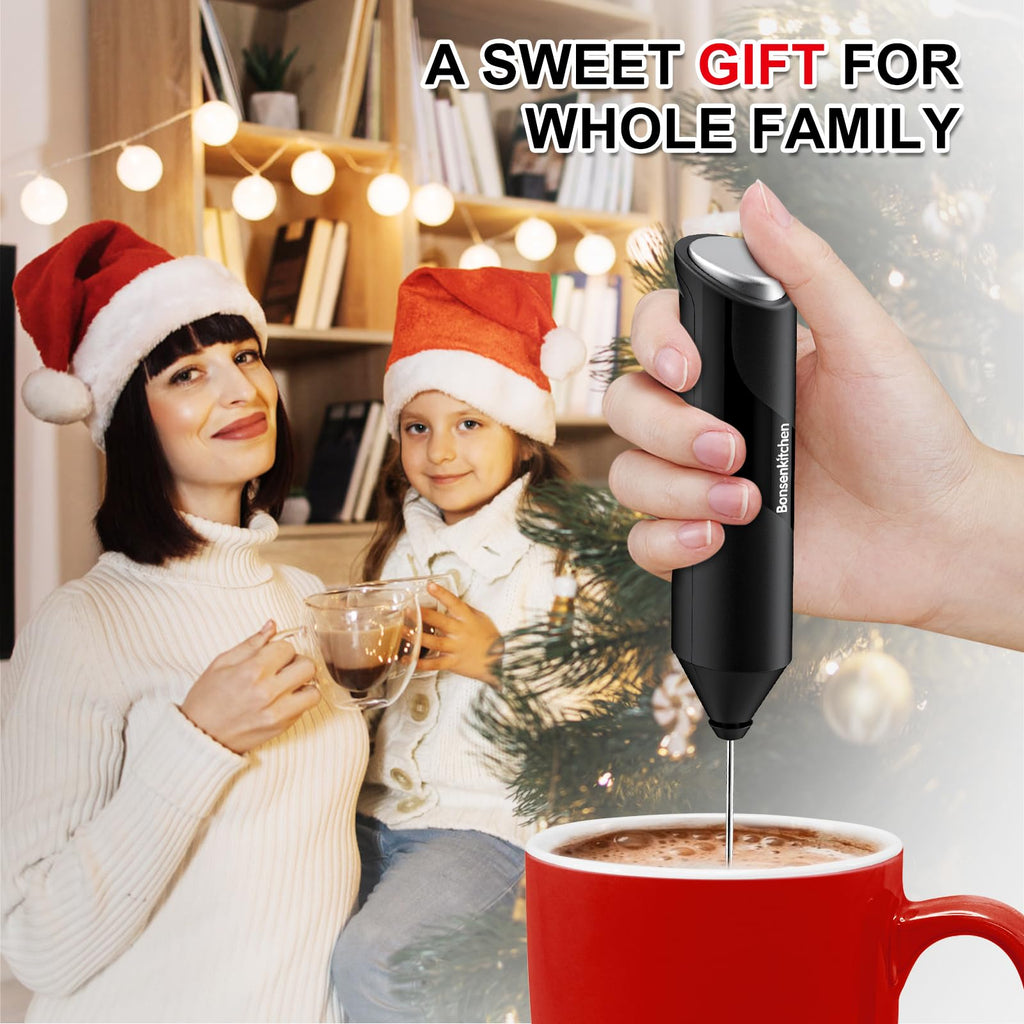 Battery Operated Black Milk Frother A9988