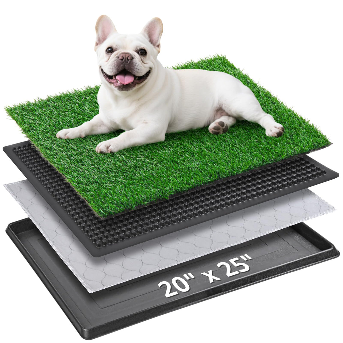 Portable Dog Grass Pad with Tray A57141