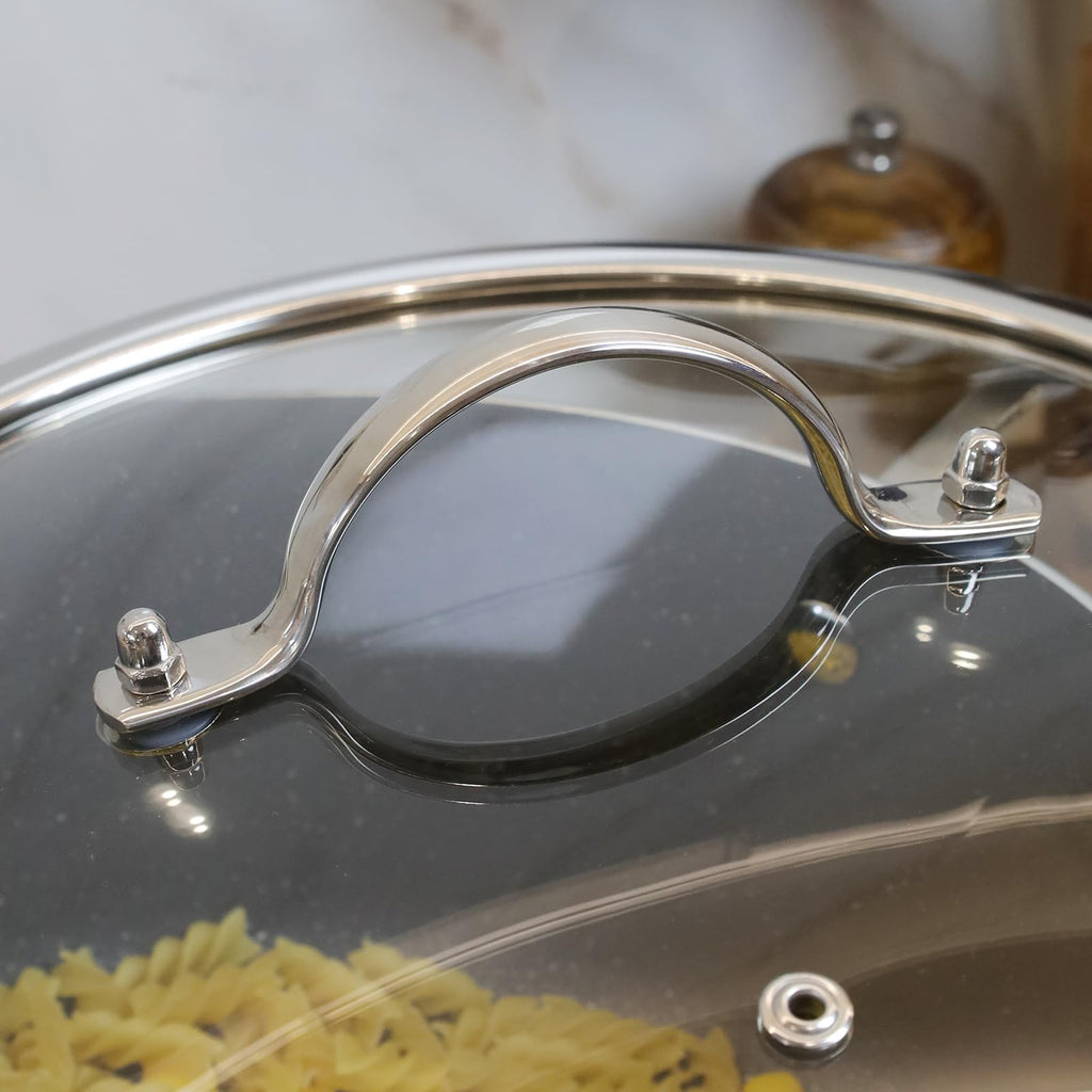10 Inch Clear Glass Pot Lid N695