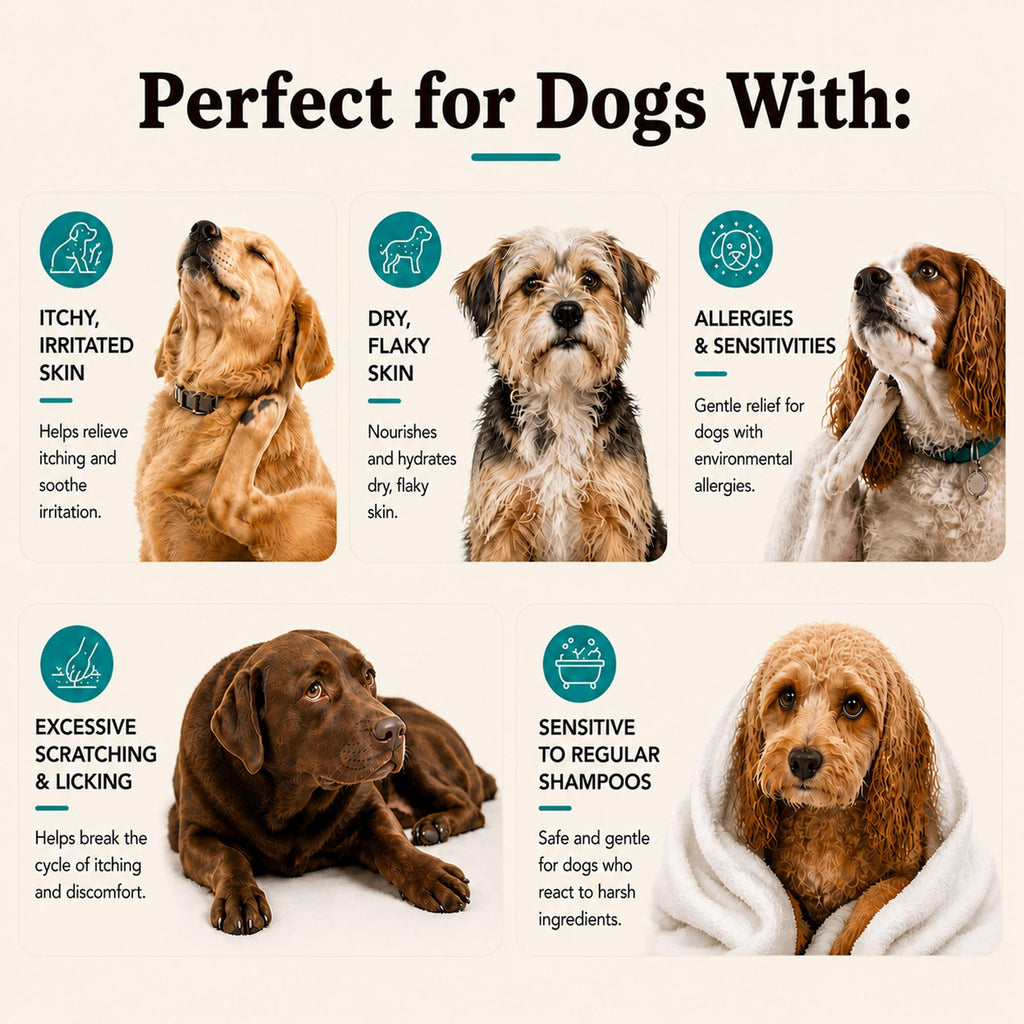 Sensitive Skin Dog Shampoo 12 oz U5685