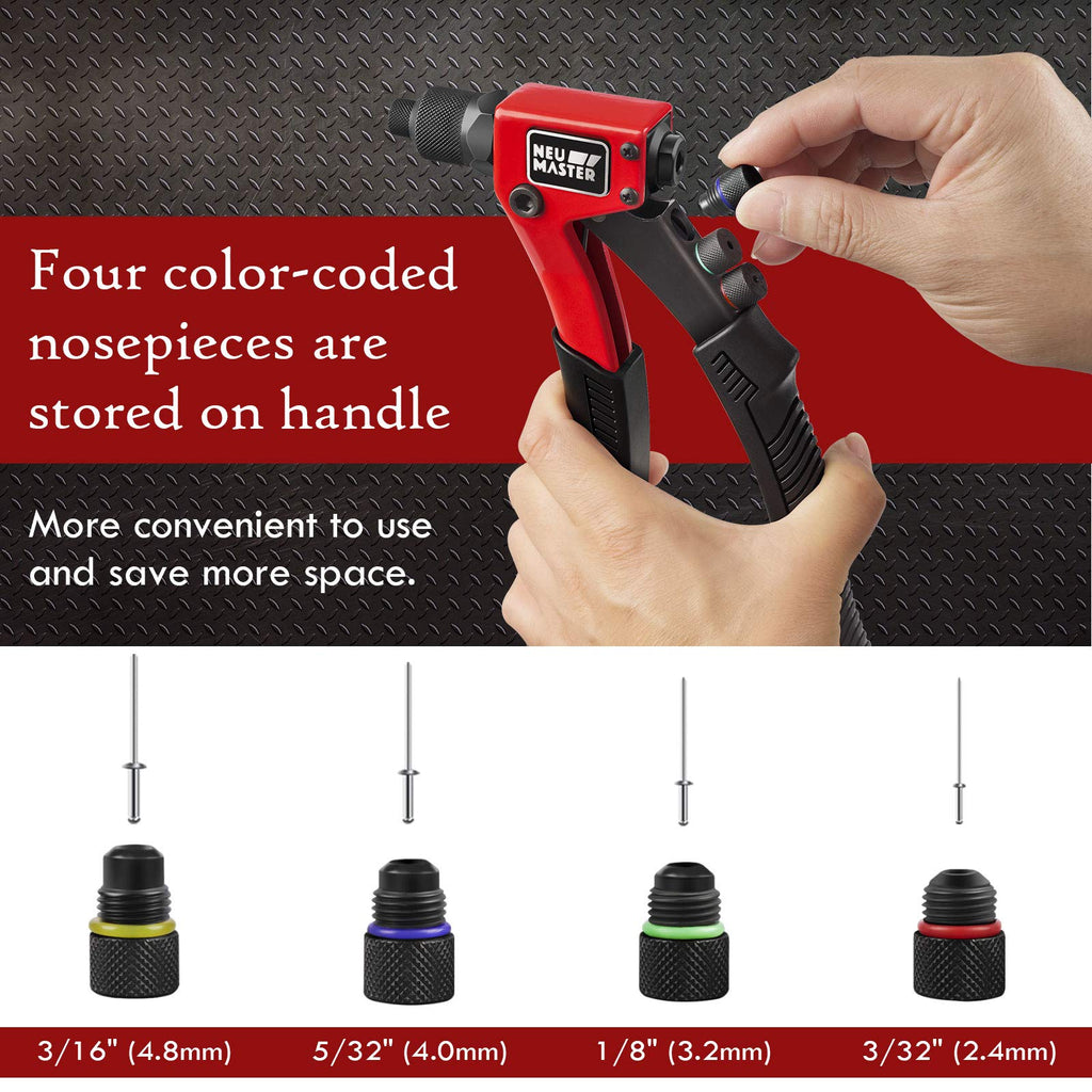 Rivet Gun Tool Kit with 200 Rivets C7948