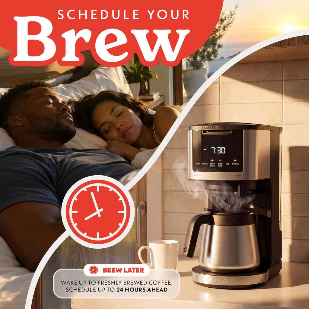 Black 12-Cup Single Serve Coffee Maker L24903