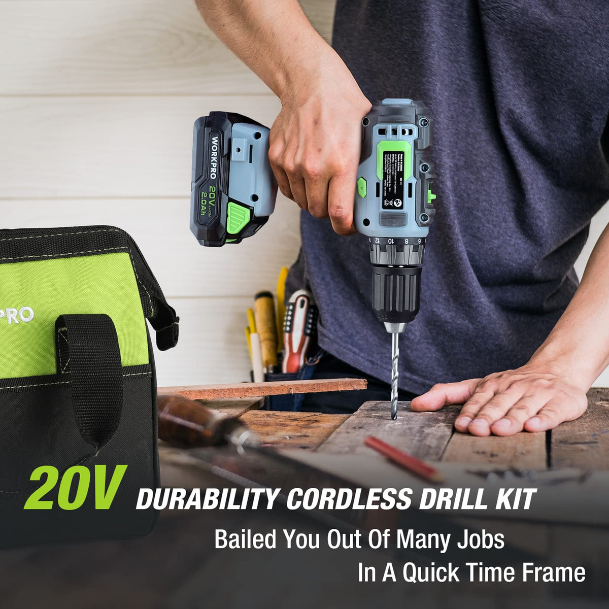 20V Cordless Drill Driver Kit N49510