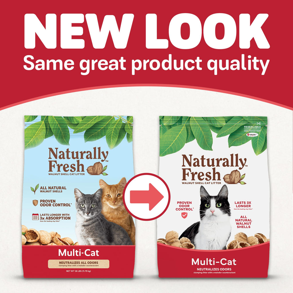 Unscented Walnut Shell Cat Litter 30 Lbs T10989