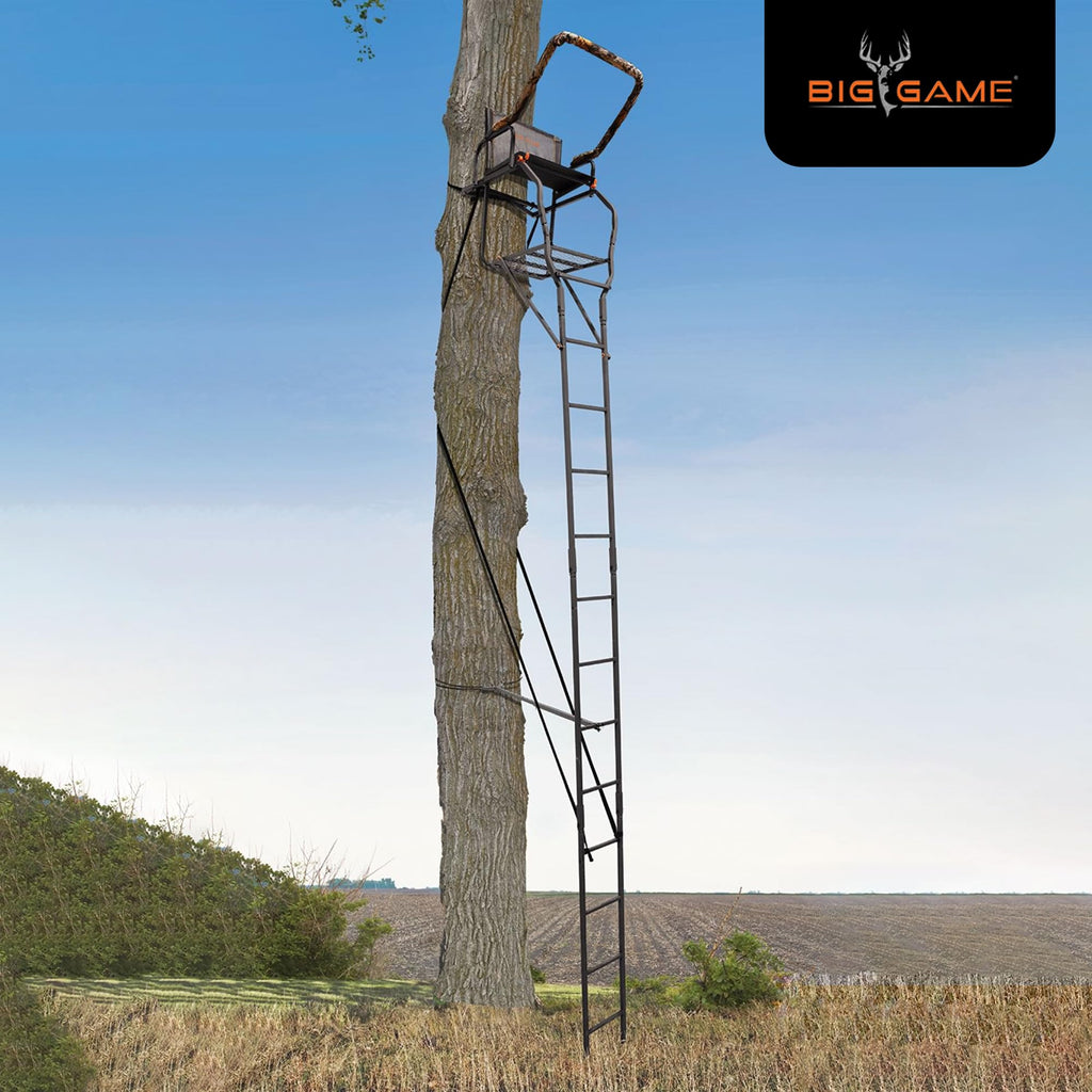 Ladder Treestand with Flip Back Seat I283