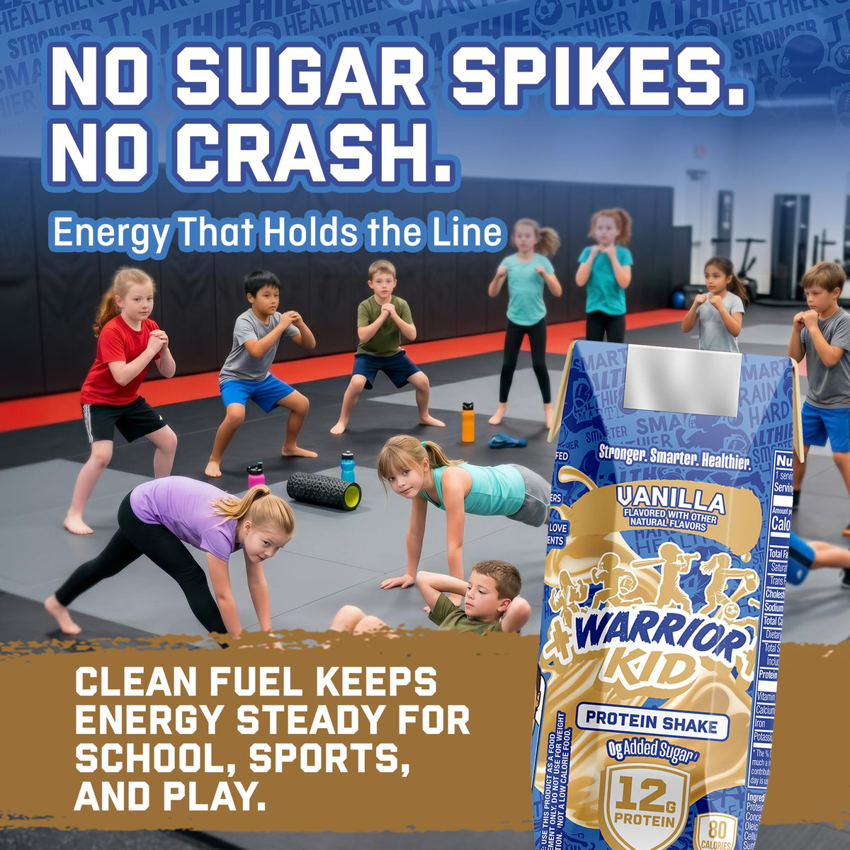 Grass Fed Protein Shake Vanilla 8.25oz 12 Pack E544
