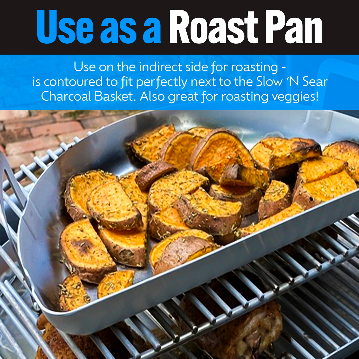 3-in-1 Stainless Steel Grill Accessory U416