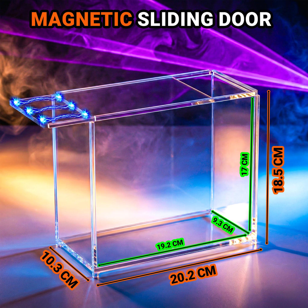 2 Pack Acrylic Case Stackable Magnetic Protector for ETB Storage B944