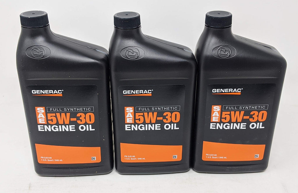 Full Synthetic 5W-30 Motor Oil Quart Bottle Pack of 3 M326