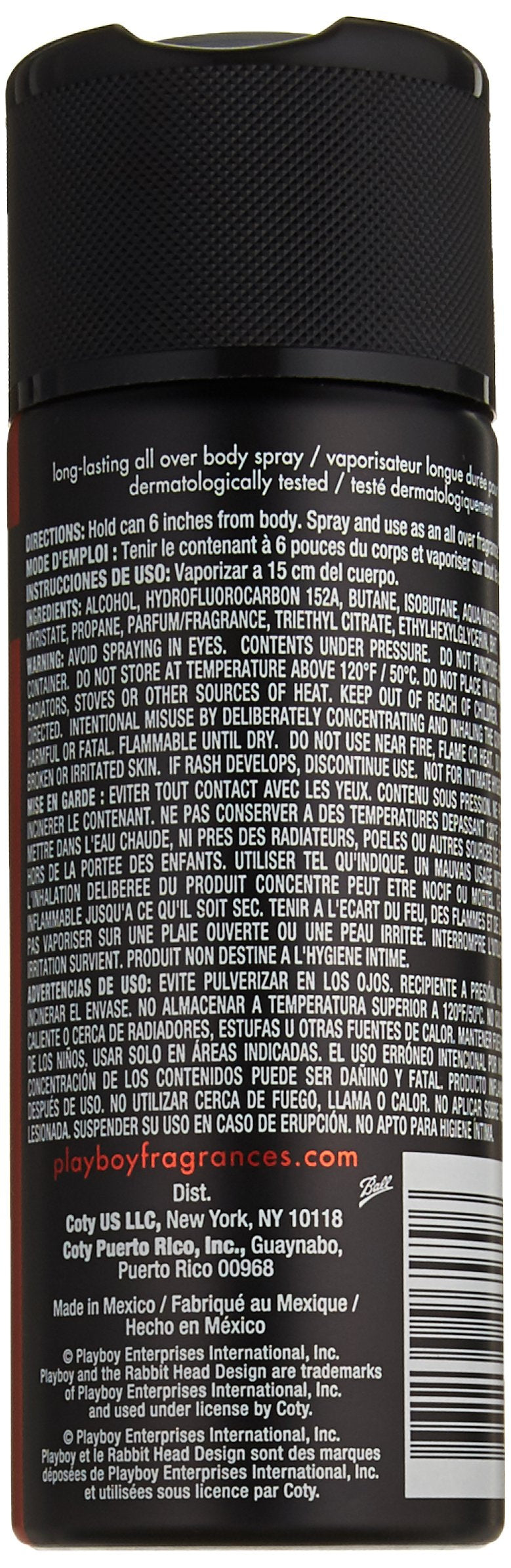 4 oz Musk Amber Vanilla Body Spray F695918