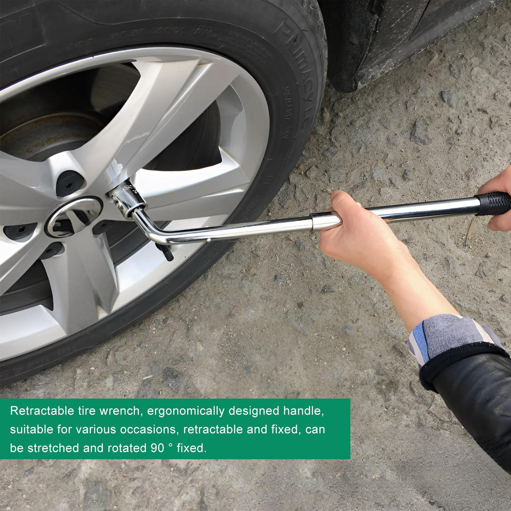 2 Ton Portable Scissor Jack Kit with Lug Wrench Q626