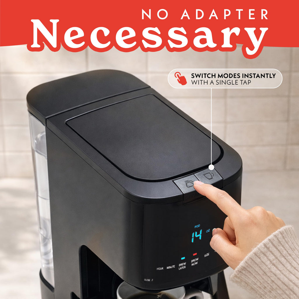 Black 12-Cup Single Serve Coffee Maker L24903