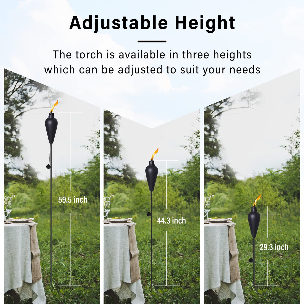 6 Pack Citronella Tiki Torches M401280