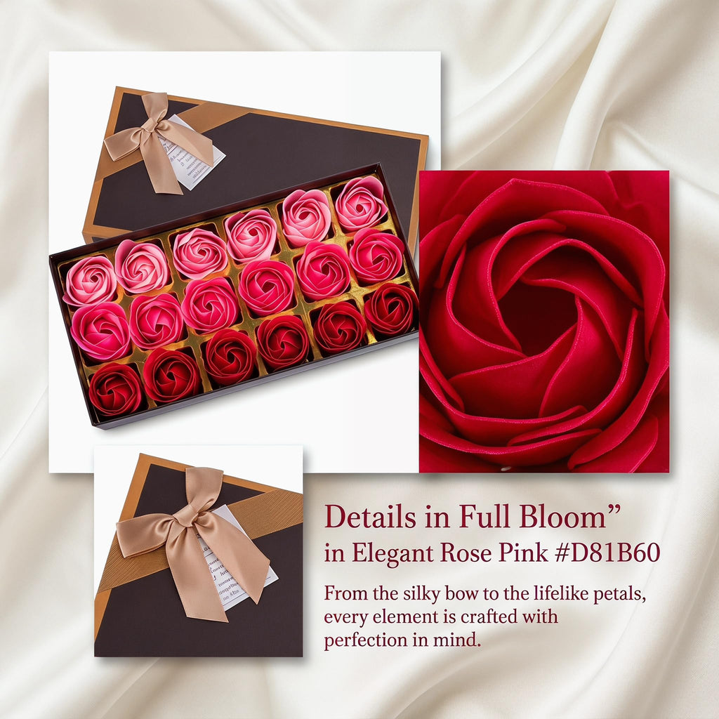 Pink Soap Flower Gift Set S9616