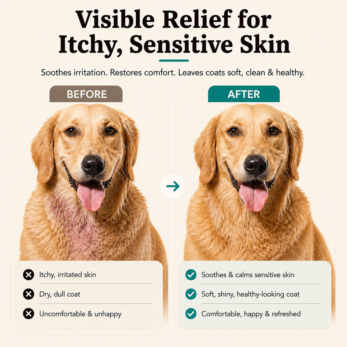 Sensitive Skin Dog Shampoo 12 oz U5685
