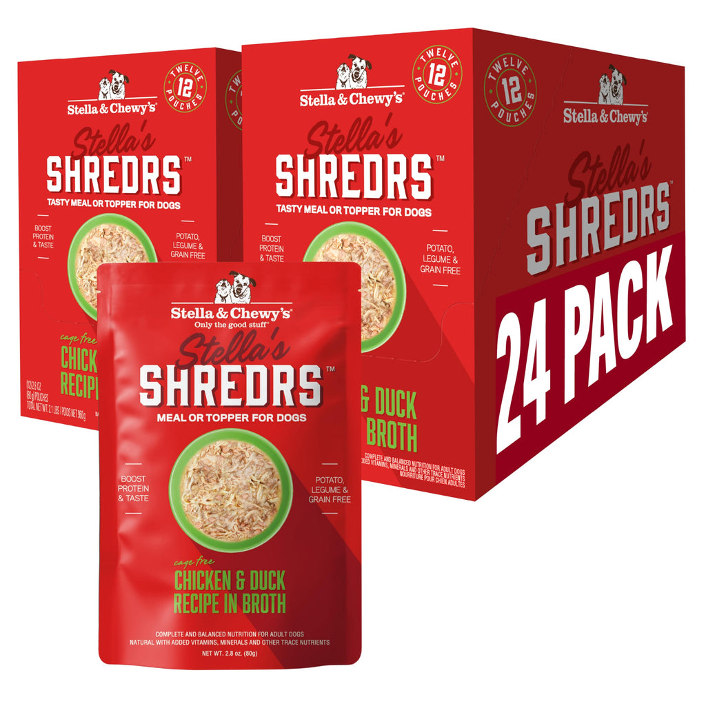 Chicken & Duck Dog Food Pouches 24 Pack 2.8 oz S5124