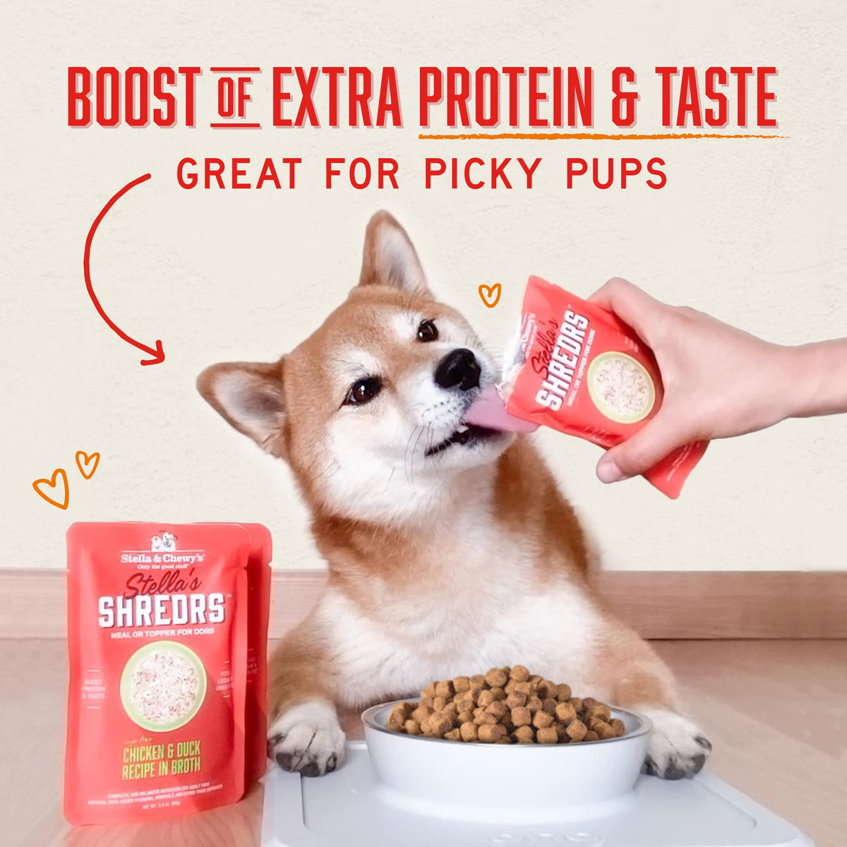 Chicken & Duck Dog Food Pouches 24 Pack 2.8 oz S5124