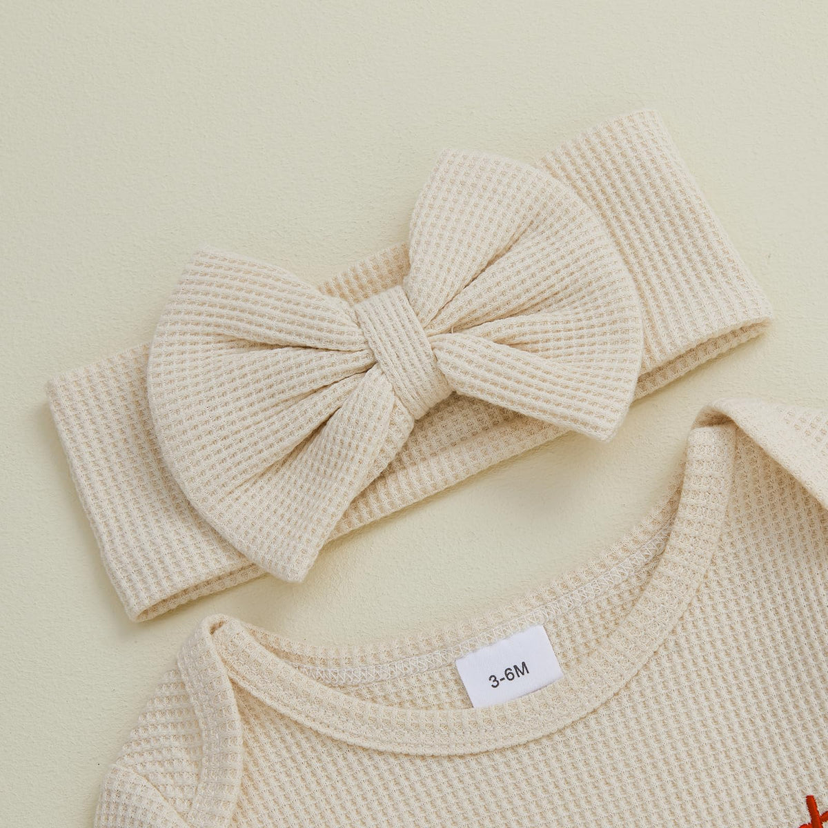 My First Christmas Baby Girl Onesie Long Sleeve Romper Headband E68656