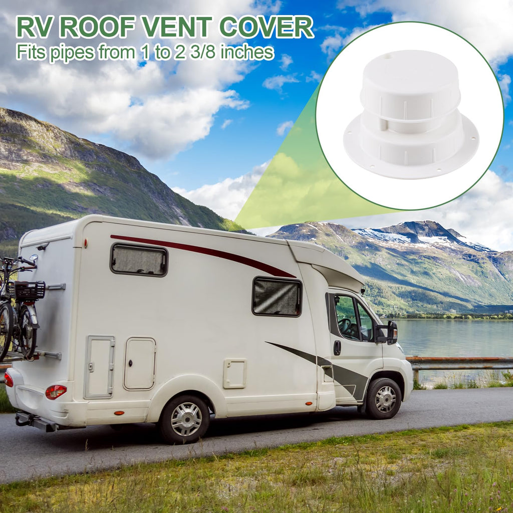 RV Plumbing Vent Covers with Screws, 2 Pack Y38157