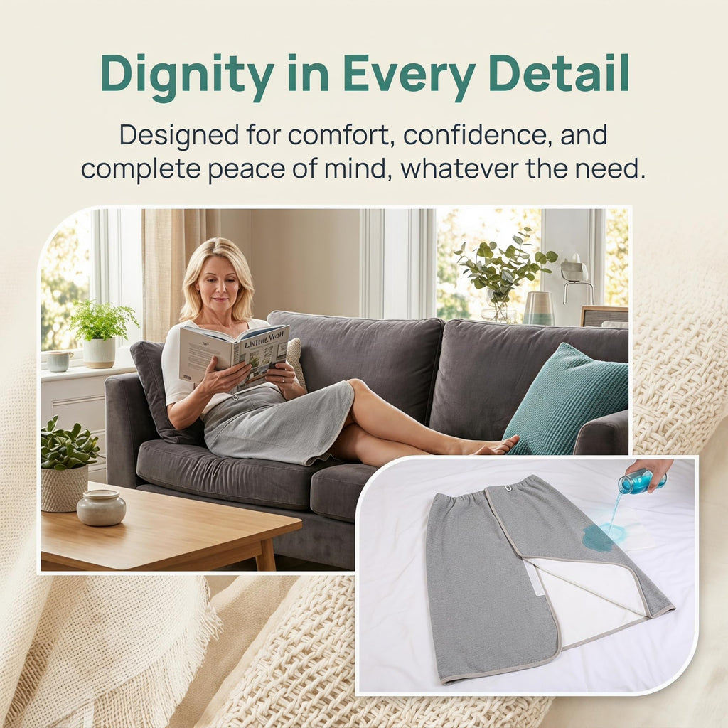 Adjustable Reusable Waterproof Diaper Skirt K3187