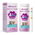 Dog & Cat Urine Test Strips, 4-in-1 Pet Urinalysis Testing Kit K3548