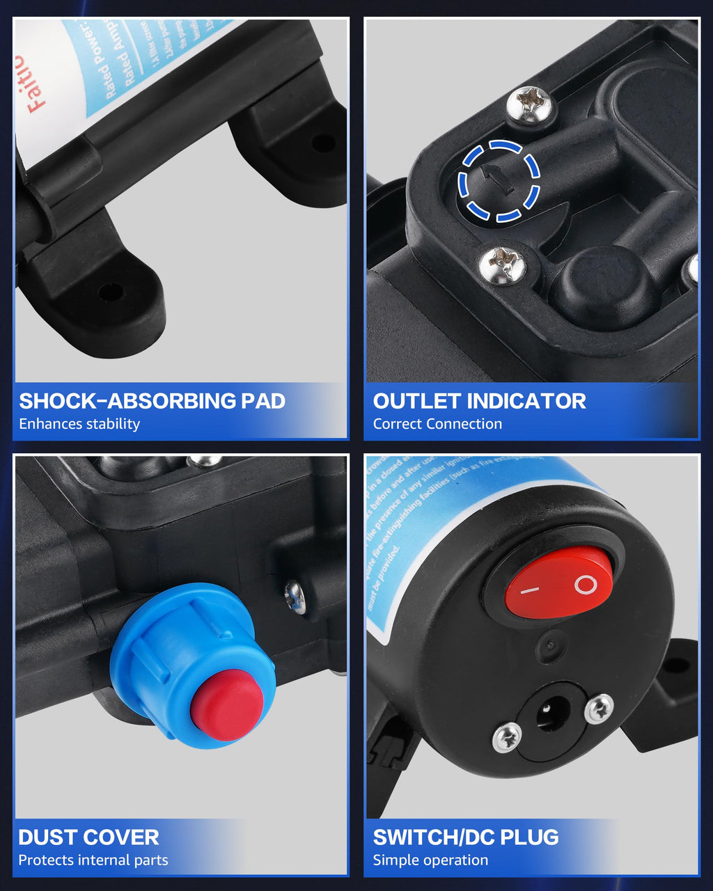 12V Gasoline Transfer Pump Set B2875