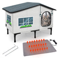 Weatherproof Heated Insulated Cat House I284613