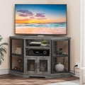 Grey Oak Corner TV Stand K4348