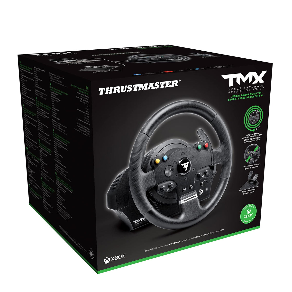Force Feedback Racing Wheel & Pedals H769
