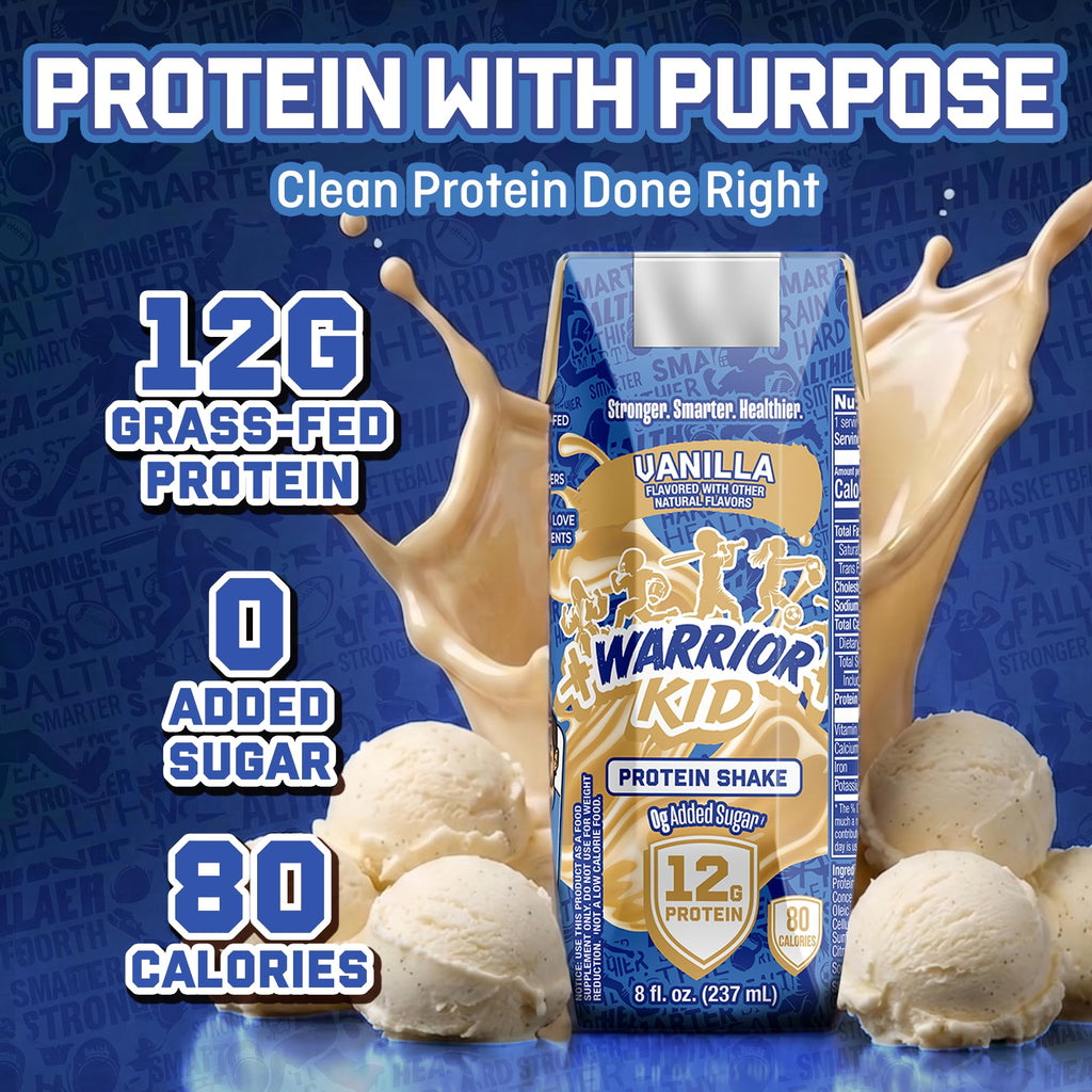 Grass Fed Protein Shake Vanilla 8.25oz 12 Pack E544