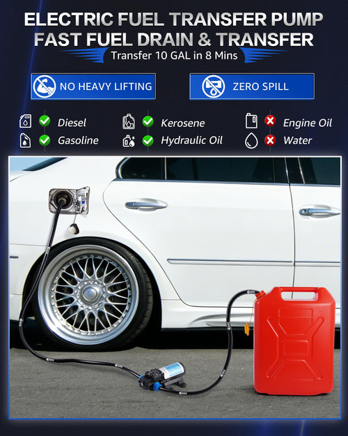 12V Gasoline Transfer Pump Set B2875