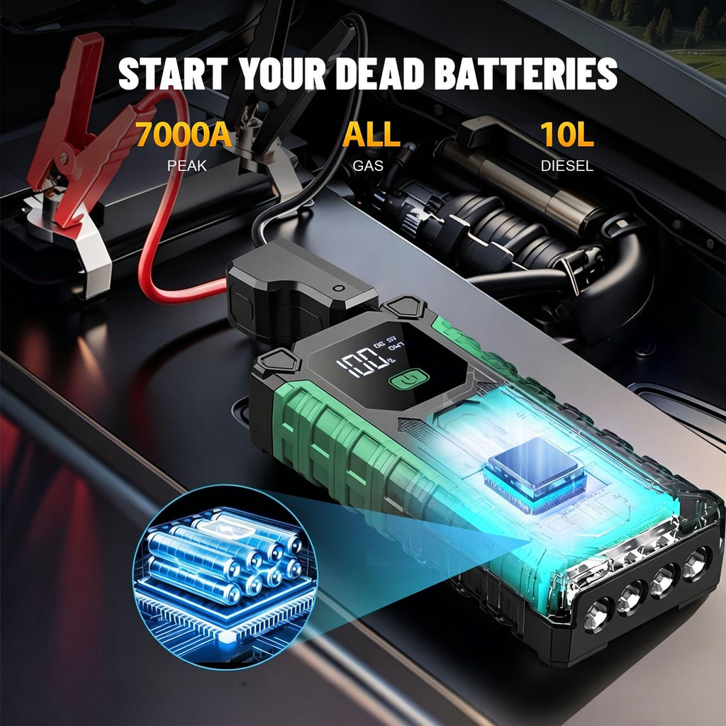 12V Battery Booster Pack with LED Light U227