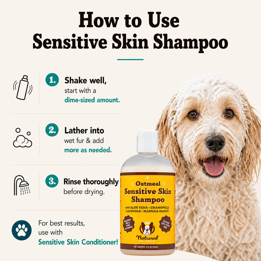 Sensitive Skin Dog Shampoo 12 oz U5685