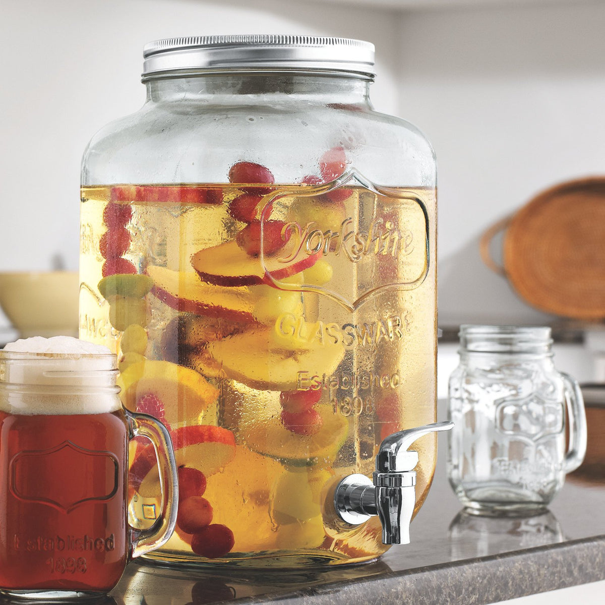 Mason Jar Beverage Dispenser L3235
