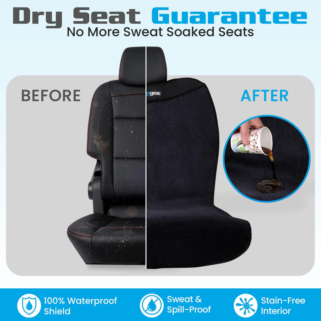 Waterproof Car Seat Cover & Protector, Black S904956