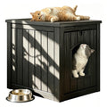 Weatherproof Resin Cat House with Hidden Litter Box M618