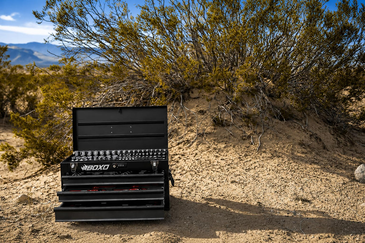 3-Drawer Steel Toolbox with Ball Bearing Drawers N603382
