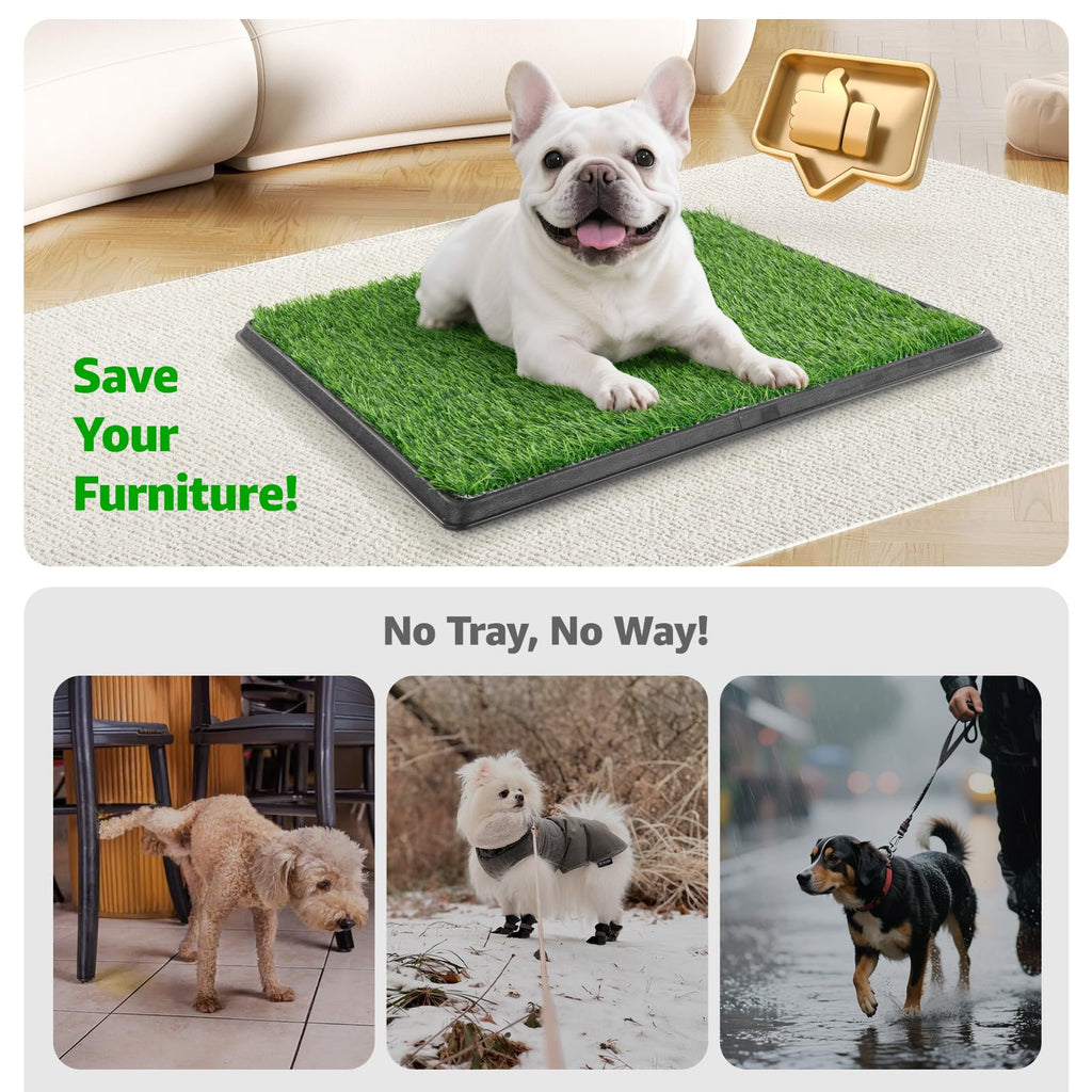 Portable Dog Grass Pad with Tray A57141