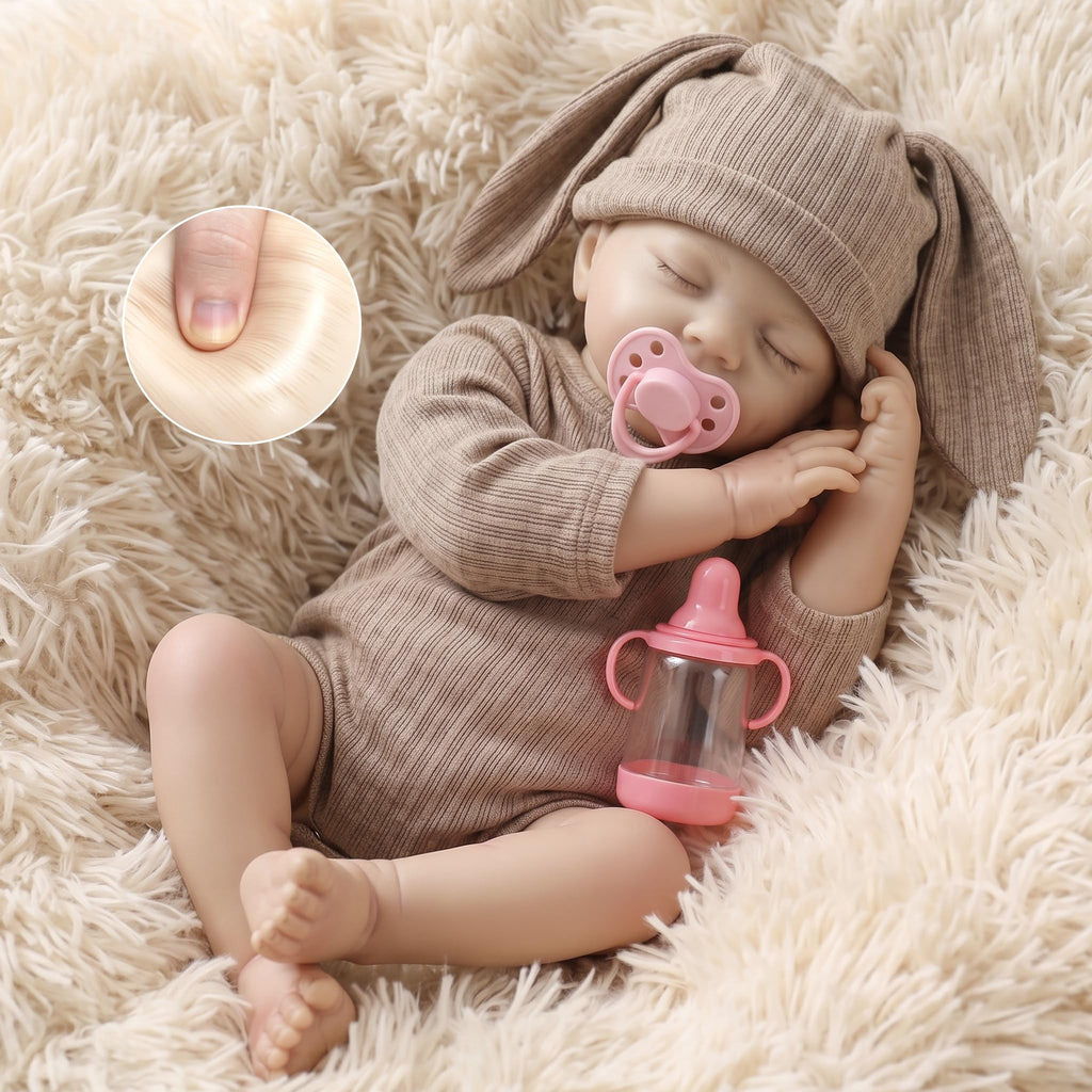 20 Inch Lifelike Reborn Baby Doll with Soft Vinyl Body W39153